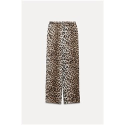 ZW COLLECTION ANIMAL PRINT TROUSERS