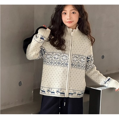 Свитер для девочек осень 2025 Флагманский магазин