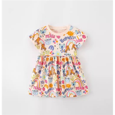 Хлопковое платье МАЛВЕ*Й (100-150)