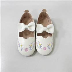 Милые детские туфли для малышек с вышивкой Экспортный магазин