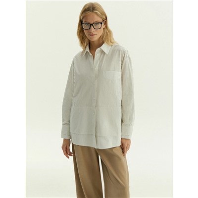 Рубашка в полоску из 100% хлопка, B3226/anki