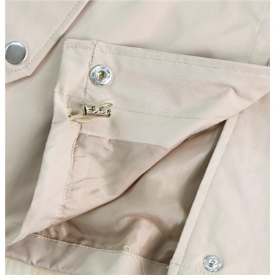 Осенняя повседневная свободная куртка с капюшоном