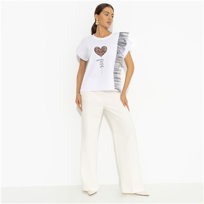 Футболка с декором из сетки, Где стиль, там и ты (new picture)