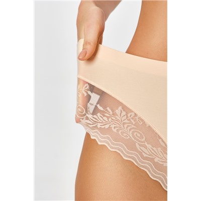 Трусы OIRO 910 слипы бесшовные c цветочным узором 1 шт