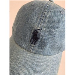 Новая бейсболка с мягким верхом из выстиранной джинсовой ткани РАЛЬ*Ф Л