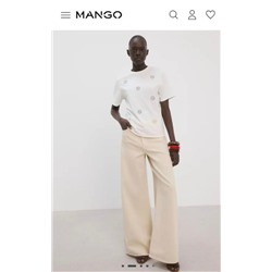 Женская хлопковая футболка  МАНГ*О