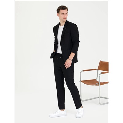Siyah Slim Fit Takım Elbise
