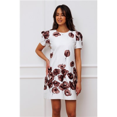 Платье мини женское с цветочным принтом Рапоза, Raposa 355