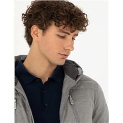 Gri Melanj Slim Fit Mont