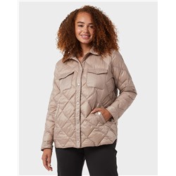 WOMEN'S LIGHTWEIGHT RECYCLED POLY-FILL SHIRT JACKET