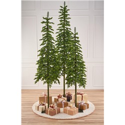 Ель искусственная литая с лампочками Королева Тянь Шаня 1,8 м