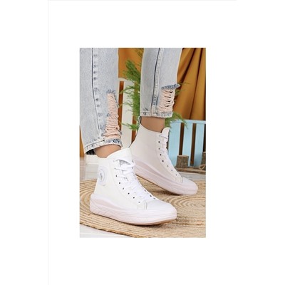 U.S. Polo Assn. U.s.polo Assn. 1f Clementine Kadın Günlük Ayakkabı 1010505550 Beyaz PENELOPE HIGH 2FX