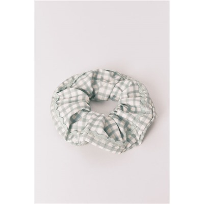 Maxi scrunchie vichy verde
