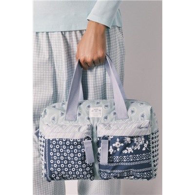 Neceser patchwork bolsillos