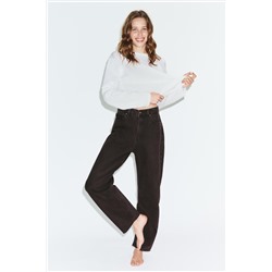 TRF BARREL HIGH-WAIST JEANS