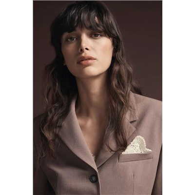 Приталенный джемпер с кружевом и широкие брюки   ЛАЙ*М