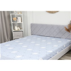 Простыня на резинке поплин Галактика-компаньон