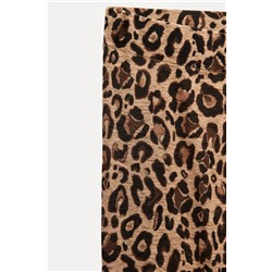 ANIMAL PRINT KNIT TROUSERS