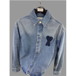 Женская укороченная джинсовая  куртка / рубашка  АМ*И