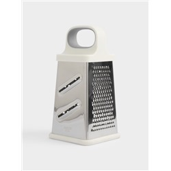 Терка, 21 см, четырехгранная, сталь/пластик, серо-бежевая, Universal