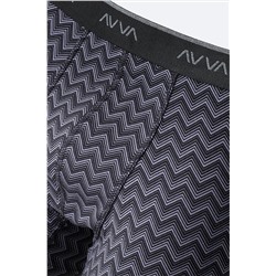 Avva Erkek Antrasit Zigzag Desenli Tekli Boxer A51Y9504