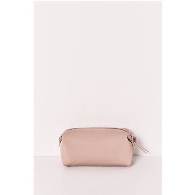 Neceser pequeño goma marrón