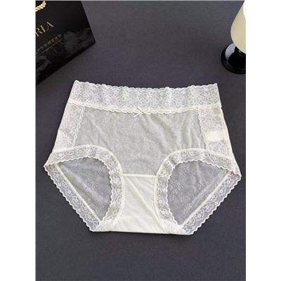 Женское нижнее бельё.  Набор супер тонких трусов из прозрачного кружева ЛА ПЕРЛ*А
