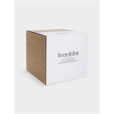 Бокал для вина, 400 мл, 4 шт, стекло P, янтарный, Dubai