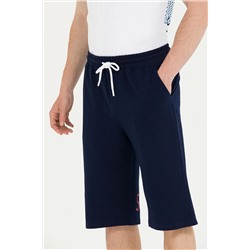 Erkek Lacivert Örme Şort