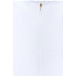 Kız Çocuk Beyaz Kapüşonlu Sweatshirt