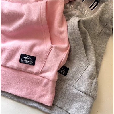 Толстовка для девочек. Экспорт в США Материал: 60% хлопка, 40% полиэстер (5-13 лет)