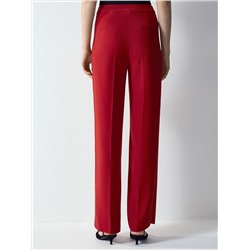 Брюки прямого кроя, D419/platla