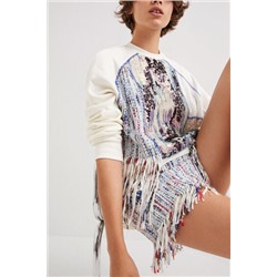 Sudadera patch tejidos