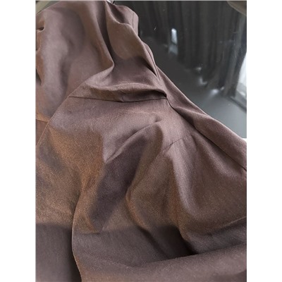 Женское льняное платье комбинация на тонких бретелях МАССИМО Д