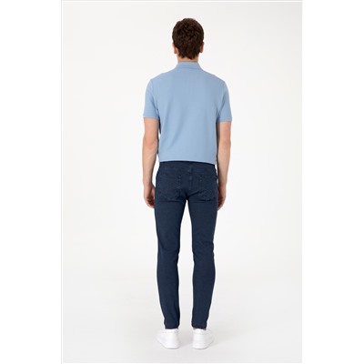 Erkek Lacivert Jean Pantolon