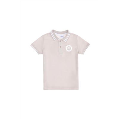 Erkek Çocuk Taş Polo Yaka Tişört