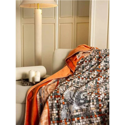 Нежный велюровый плед