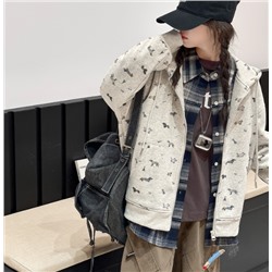 Кофта для девочек, весна и осень 2025.  Флагманский магазин