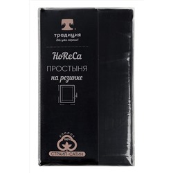 Простыня на резинке HoReCa 180х200х20, страйп-сатин, арт. 4870 НАТАЛИ #806797