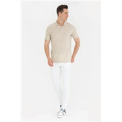 Erkek Beyaz Kanvas Pantolon