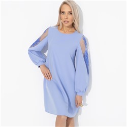 Платье с кружевными вставками, Секрет любви (голубое)
