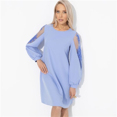 Платье с кружевными вставками, Секрет любви (голубое)