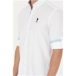 Erkek Beyaz Uzun Kollu Gömlek