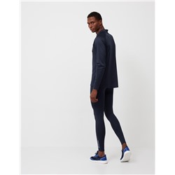 Reflective Sports Leggings, Men, Dark Blue