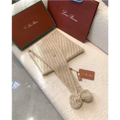 Вязаный кашемировый платок  Lor*o Pian*a