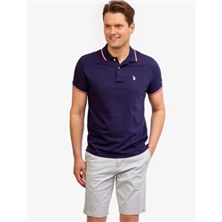 TIPPED OTTOMAN PIQUE POLO SHIRT