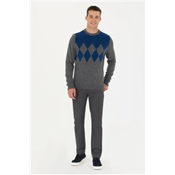 Erkek Antrasit Kanvas Pantolon