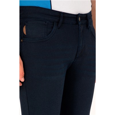 Erkek Lacivert Jean Pantolon
