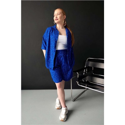 Костюм с шортами 1252 штапель НАТАЛИ #983914