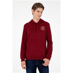 Erkek Bordo Sweatshirt